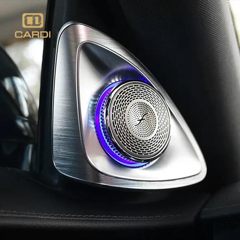 2021 Latest 4D Rotating Tweeter Speaker For Mercedes S-class W223 With 64 Color Ambient Light Car Audio Speakers