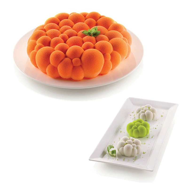 1/6 Cells 2 Styles Available Cloud Shape Mousse Dessert Baking Mould Silicone Cake Mold Bubble Molds Kitchen Muffin Pan