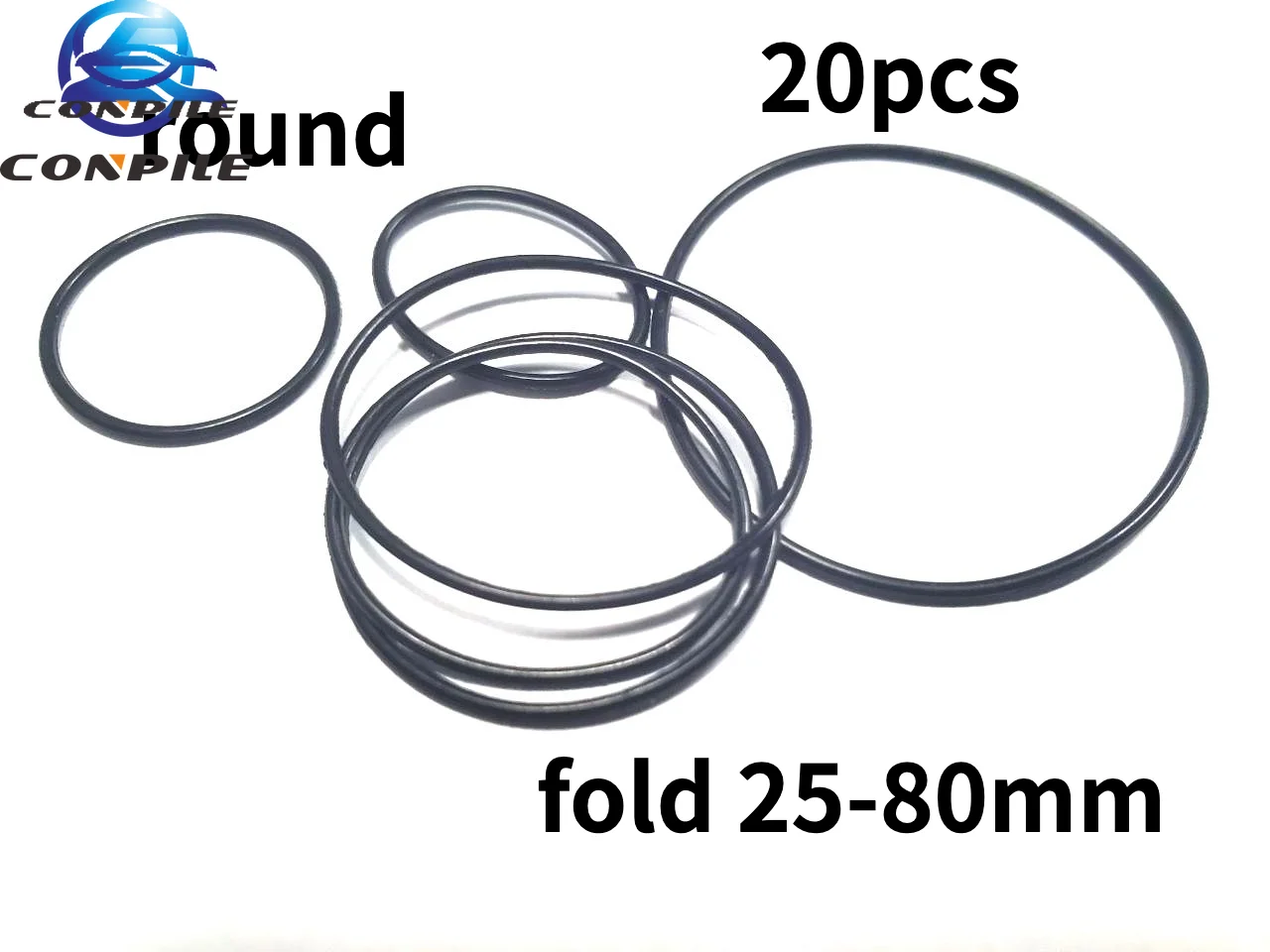 

20pcs 1mm round mixed size belt for Repeater tape recorder cassette deck CD DVD player walkman fold