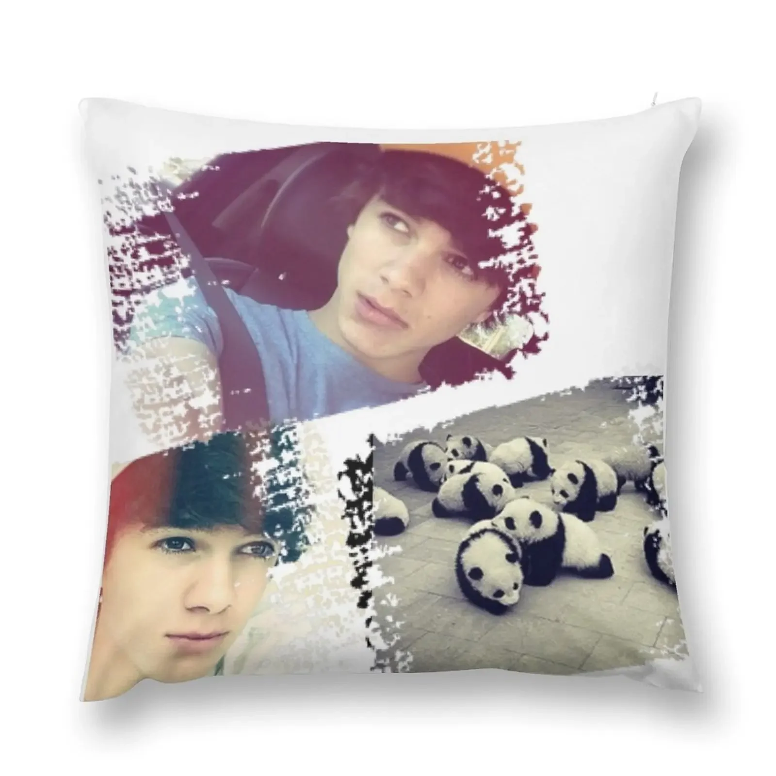 

Brent Rivera & Panda Throw Pillow Sofa Covers For Living Room Decorative Cushions For Living Room pillow