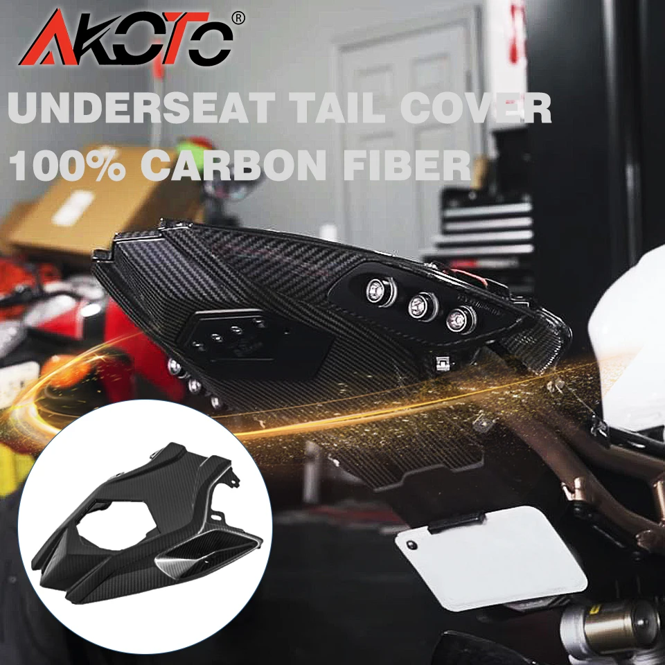 

100% Carbon Fiber Parts For BMW S1000RR 2019-2020 M1000RR Underseat Lower Tail Cover Undertail Undercowl Guard Accessories