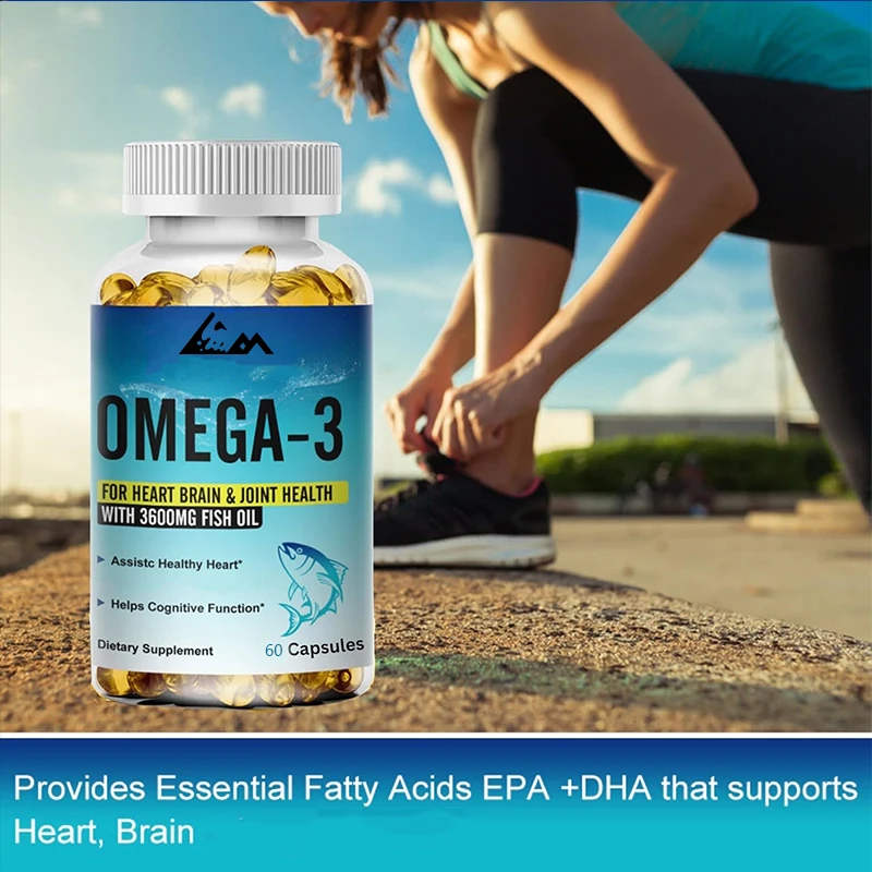 

Natural fish oil, healthy heart, supports circulatory function, improves cardiovascular health, 60 soft capsules