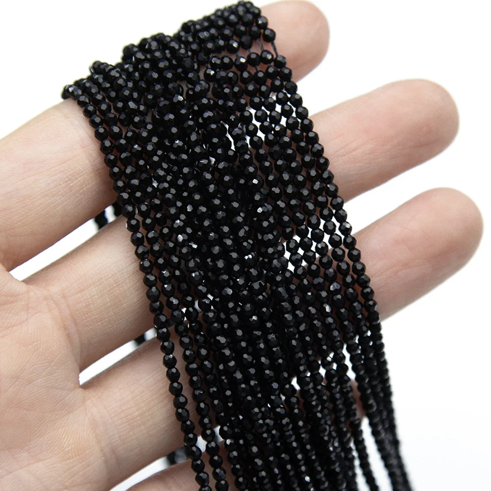 2 مللي متر موضة الكهربائي الزجاج الملون الخرز سلسلة المرأة العصرية مجوهرات عقد دي اي واي سوار أقراط هدية #4