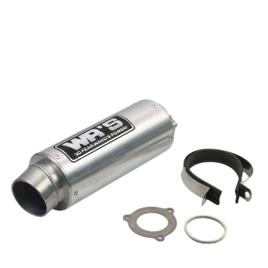 Gerade 105MM Universal Motorrad Big Bikes Motorrad Auspuff Racing Auspuff Für GSXR ZX6R ZX10R CB400 CB500F CB500X