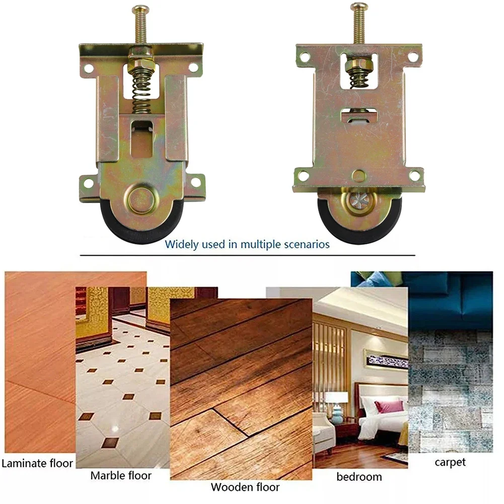 1/2/4Pcs Shower Glass Sliding Door Wheel Roller Cabinets Sliding Doors Pulleys Furniture Wheel Hardware Cabinets Cam Roller