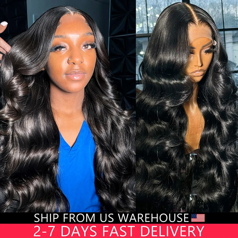 

30 36 40 Inch 250 Density 13x6 Body Wave Lace Frontal Human Hair Wig 13x4 HD Lace Front Wigs Brazilian 4x4 5x5 Closure Wig
