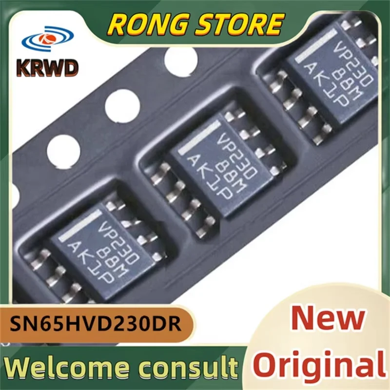 10PCS VP230 New Original SN65HVD230DR SN65HVD230  SOP8