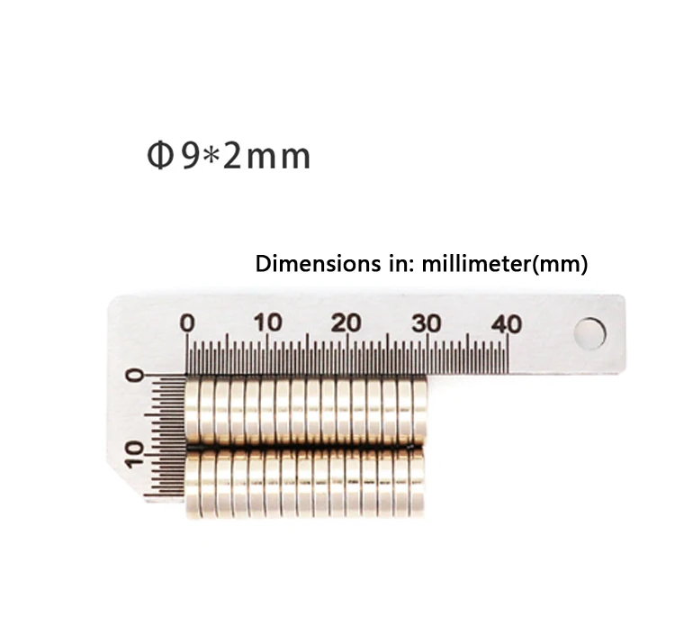 9x1 9x2 9x3 9x4 9x5 9x10 mm Strong Round Magnets for Fridge Office Use Refrigerator magnet Magnetic hook 9*3 9*4 9*5 9*10 MM