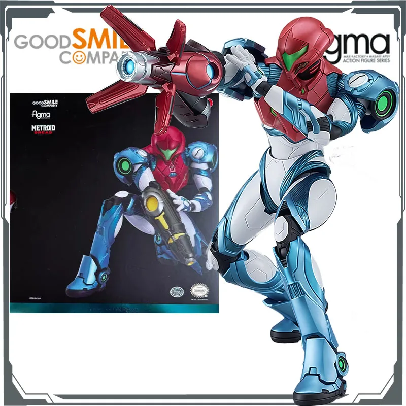

GSC оригинальные Figma Metroid Dread Samus Aran 160 мм аниме фигурки игрушки для мальчиков Рождественский подарок Коллекционная модель украшения