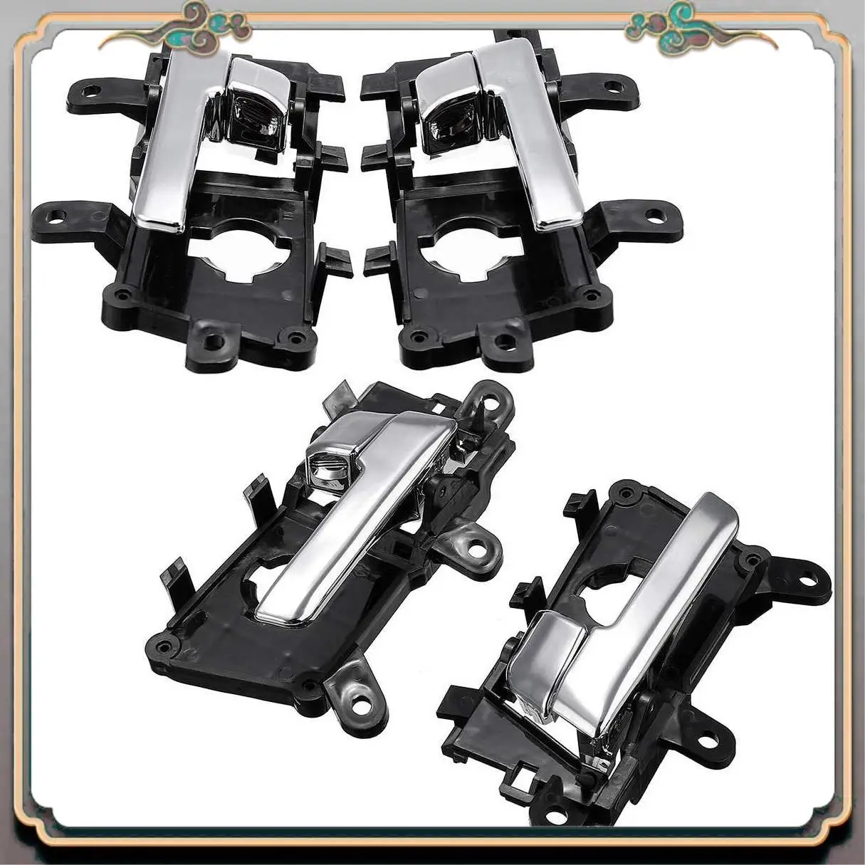 

Reliable-4Pcs 82610-2T010 Car Inside Interior Door Handle For Kia Optima 2011 2012 2013 ABS