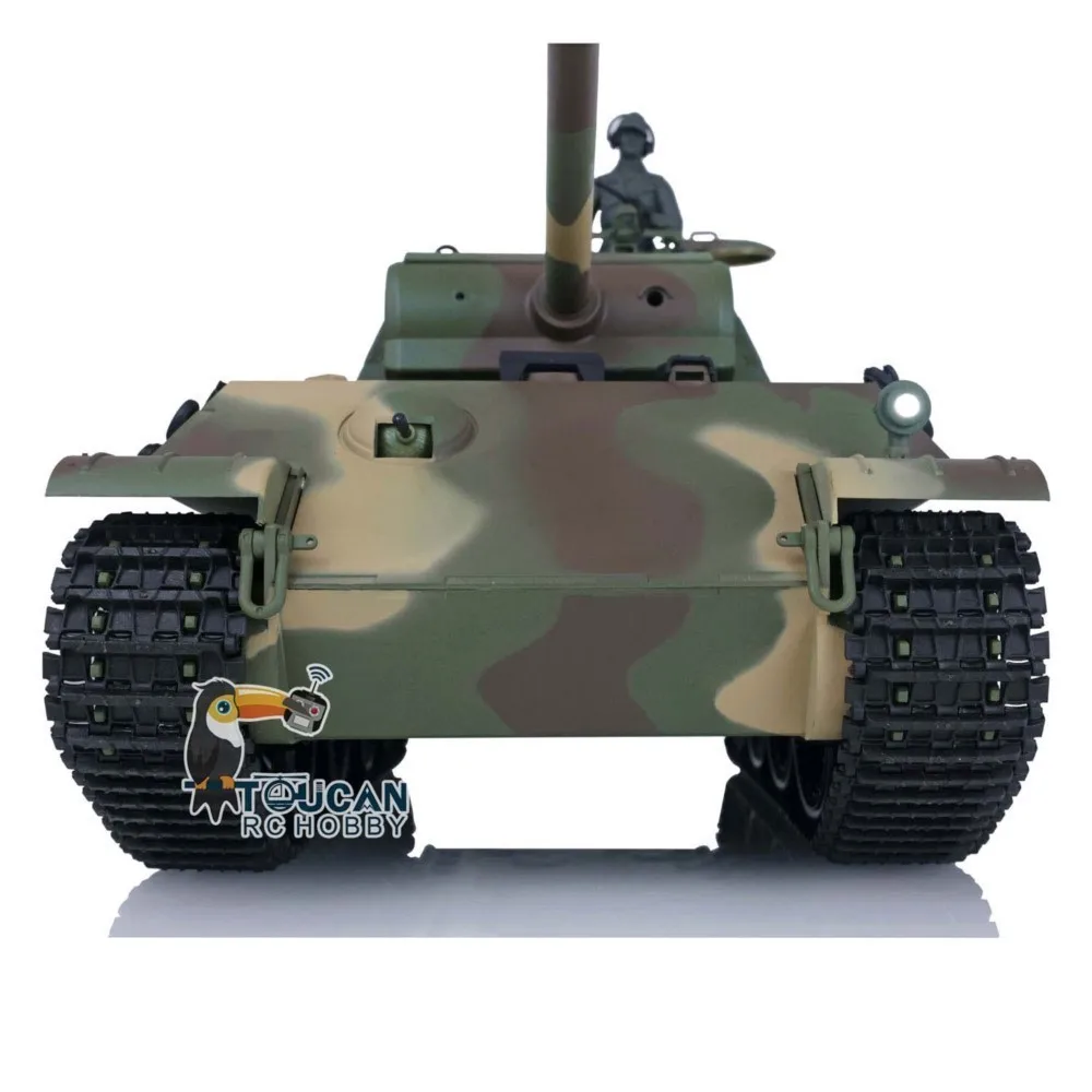 2,4 G Heng Long 1/16 Skala 7,0 Kunststoff Deutscher Panther G RTR RC Kampfpanzer Modell 3879 Fernbedienung Panzer Spielzeug Geschenke für Jungen