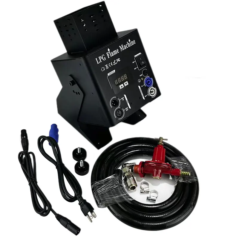 

200W LPG Fire Machine Spray Stage Colorful One Head Flame Machine Flame Thrower for Stage Show Special Effects