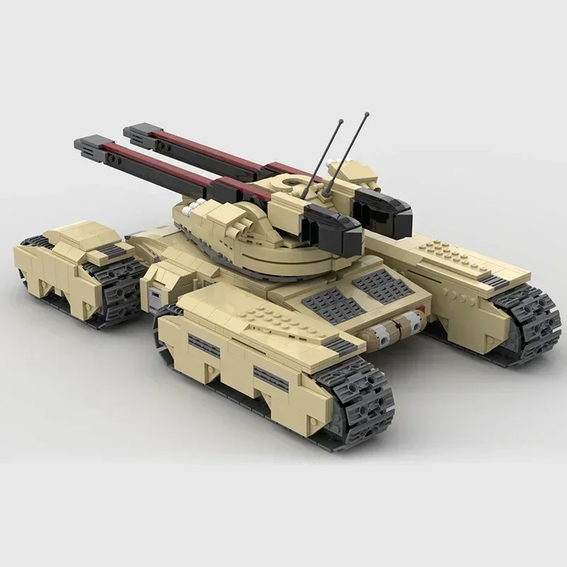 Military Car Model Moc Building Bricks GDI Mammoth MK-3 Tank Technology Modular Blocks Gifts Christmas Toys DIY Sets Assembly