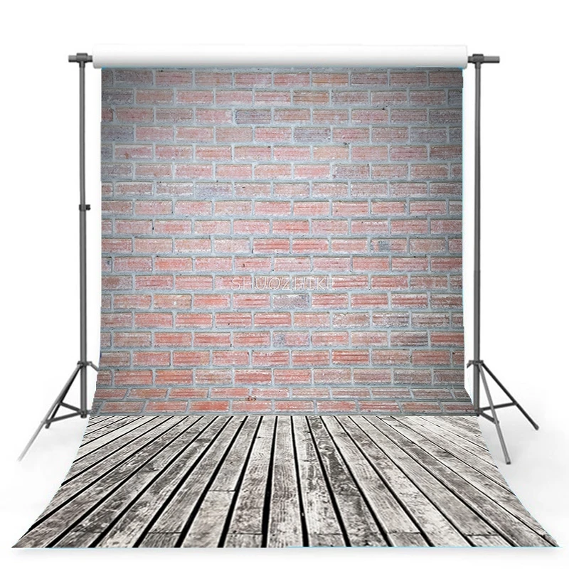 

SHUOZHIKE Thin Cloth Custom Photography Backdrops Prop Brick Wall Graffiti Indoor Room Theme Photo Studio Background ZQQ-06