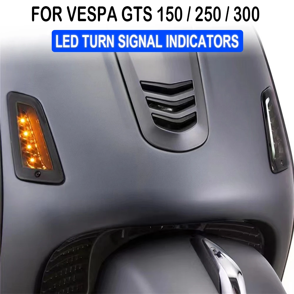 New LED Turn Signal Light Waterproof Flasher Indicator Rear Lights Lamp New For Vespa GTS300 GTS 300 GTS250 GTS150 GTV250 GTV300