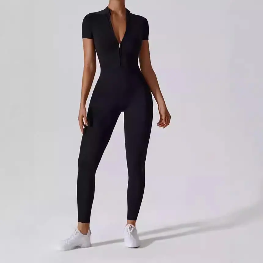 

Женский уличный костюм из полиэфирной ткани с низкой талией и длинными брюками на молнии, женский костюм, осенний сезон, без бренда, зарегистрированный