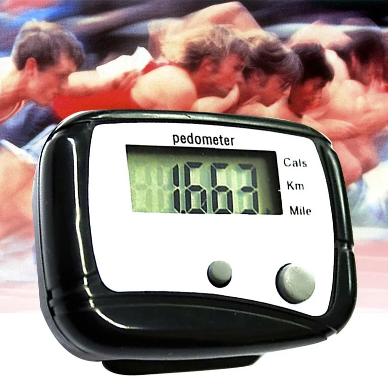 Multifunctional LCD Pedometer Step Calorie Kilometer Counter Walking Pedometer Pocket Digital Clip Mini Running accessory