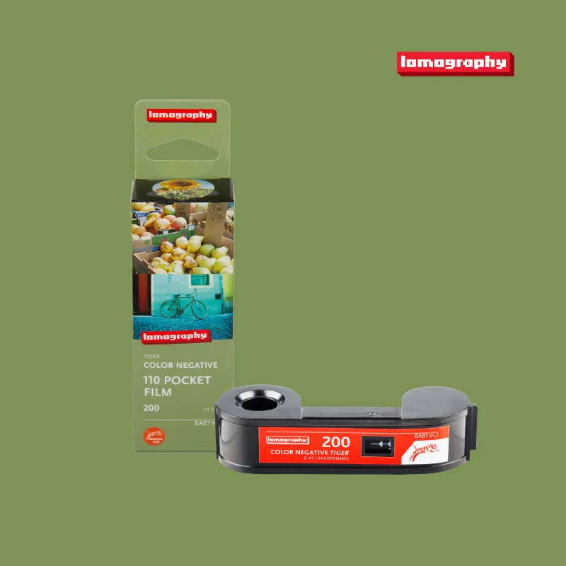 Lomography 110 Film Color Negative LomoChrome Purple Turquoise Tiger ISO 200 400 Pocket Camera Refill C41 24 Exposure Combo Pack