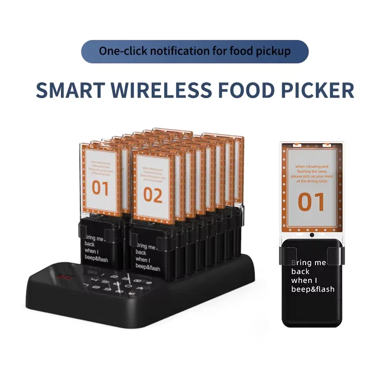 JT-P62 Wireless guest paging system Fast food restaurant call order waterproof vibrating buzzer queued coaster hospital