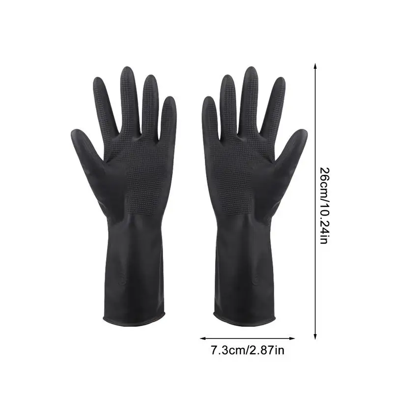 Guantes de nitrilo para teñir el cabello, manoplas profesionales con textura, sin polvo, transpirables, aptas para alimentos, salón de belleza