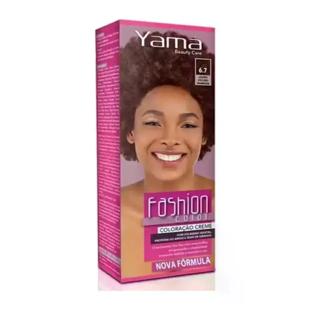 Fashion Color Color 6.7 Dark Brown Lamour Yamá - 60G