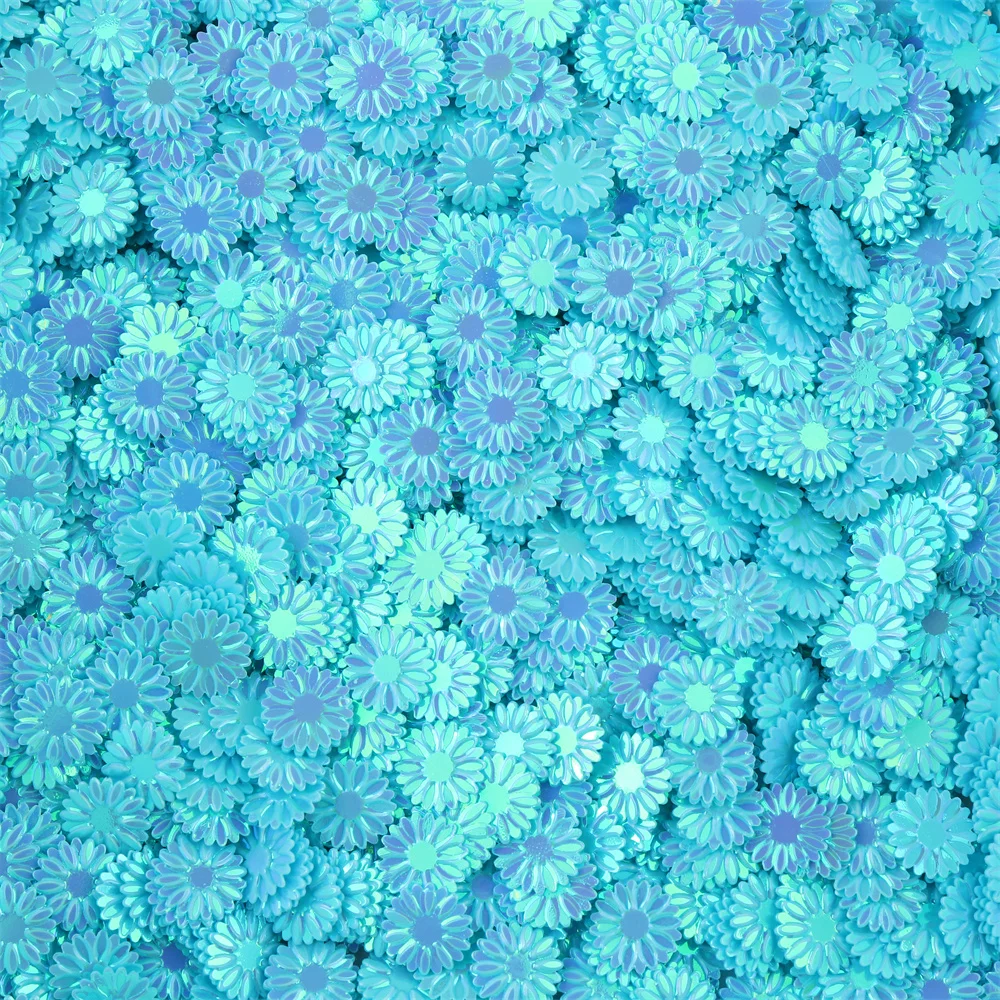20g/450g 9MM Gänseblümchen-Pailletten Glitzerflocken für Schleimfüllung, Nagelkunst & Handyhüllen-DIY-Deko, Harz-Bastelzubehör Lentejuelas – Detail 4