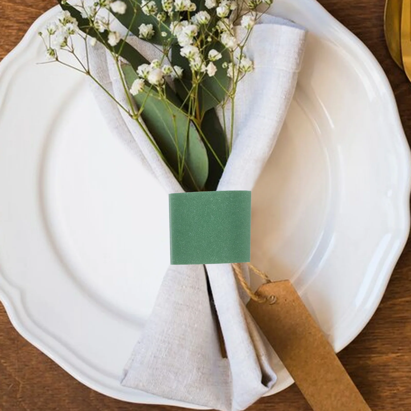 

500Pcs Disposable Napkin Rings Paper Napkin Bands for Hotels Restaurants Dinner Table Decor Elegant Serviette Rings Modern