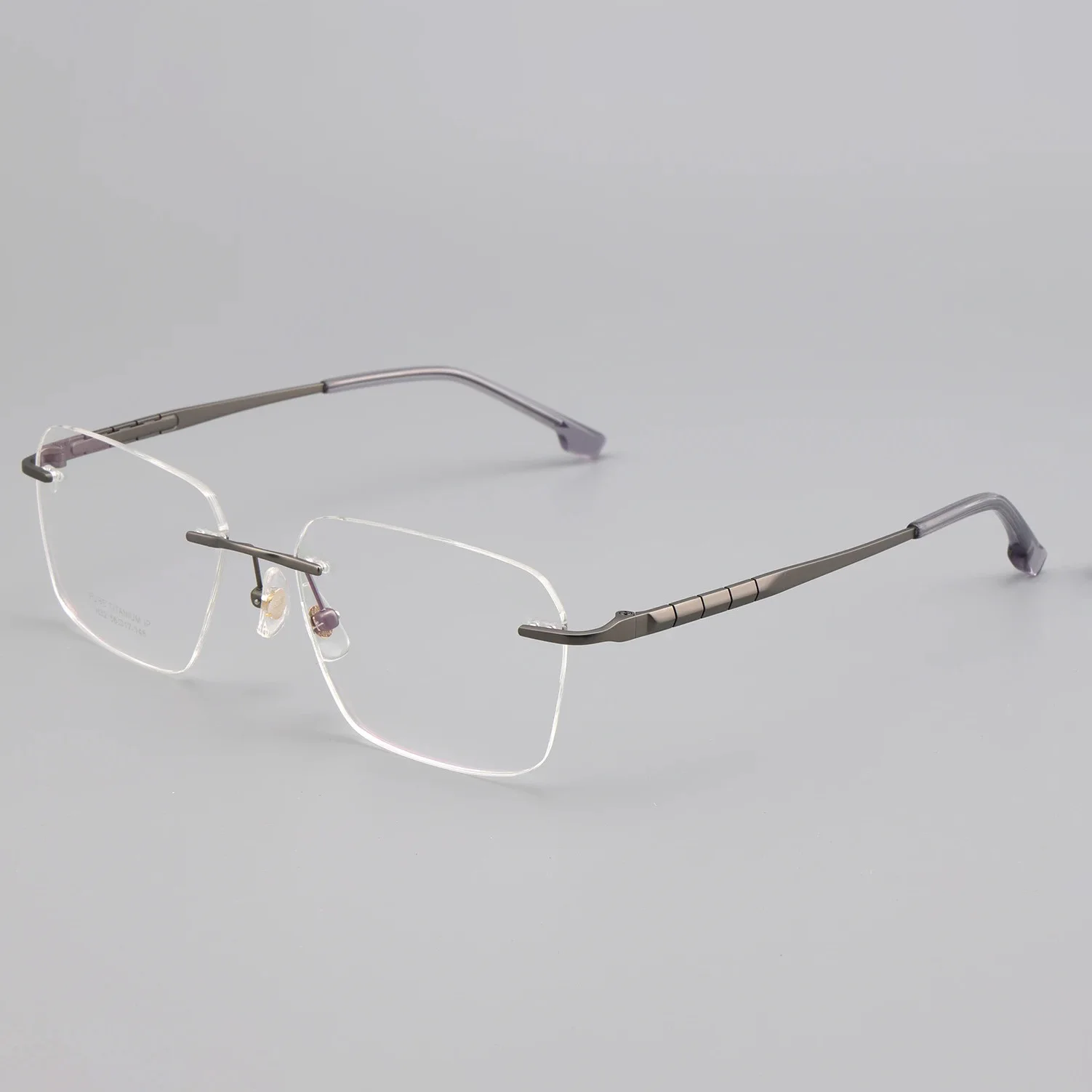 2026 Pure Titanium Rimless Glasses Optical Men's Eyewear Prescription Lenses Protected Progressive Myopia Reading Eyeglasses - view 4