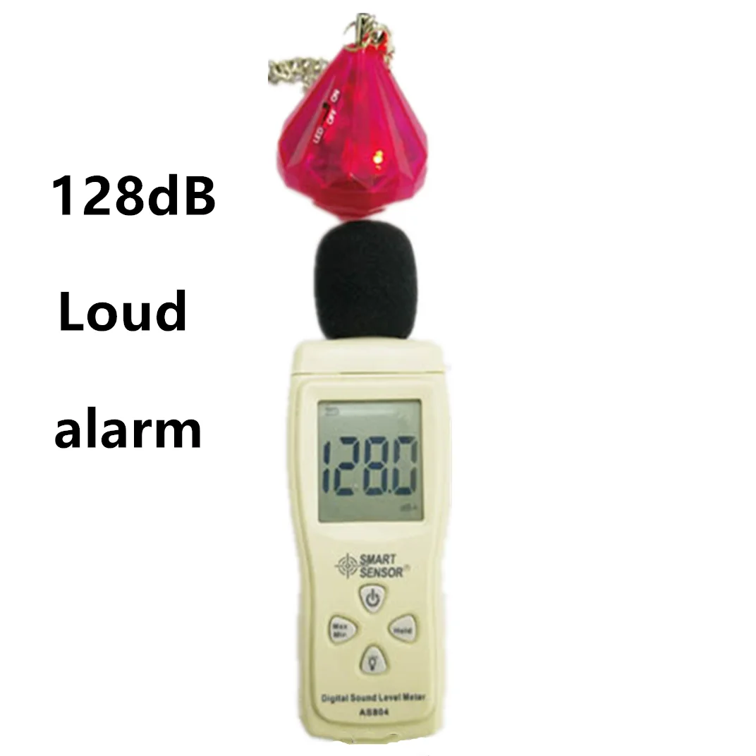 128dB Self Defense Alarm Keychain Personal Security Protection Alert Men Women Kids Universal Emergency Survival