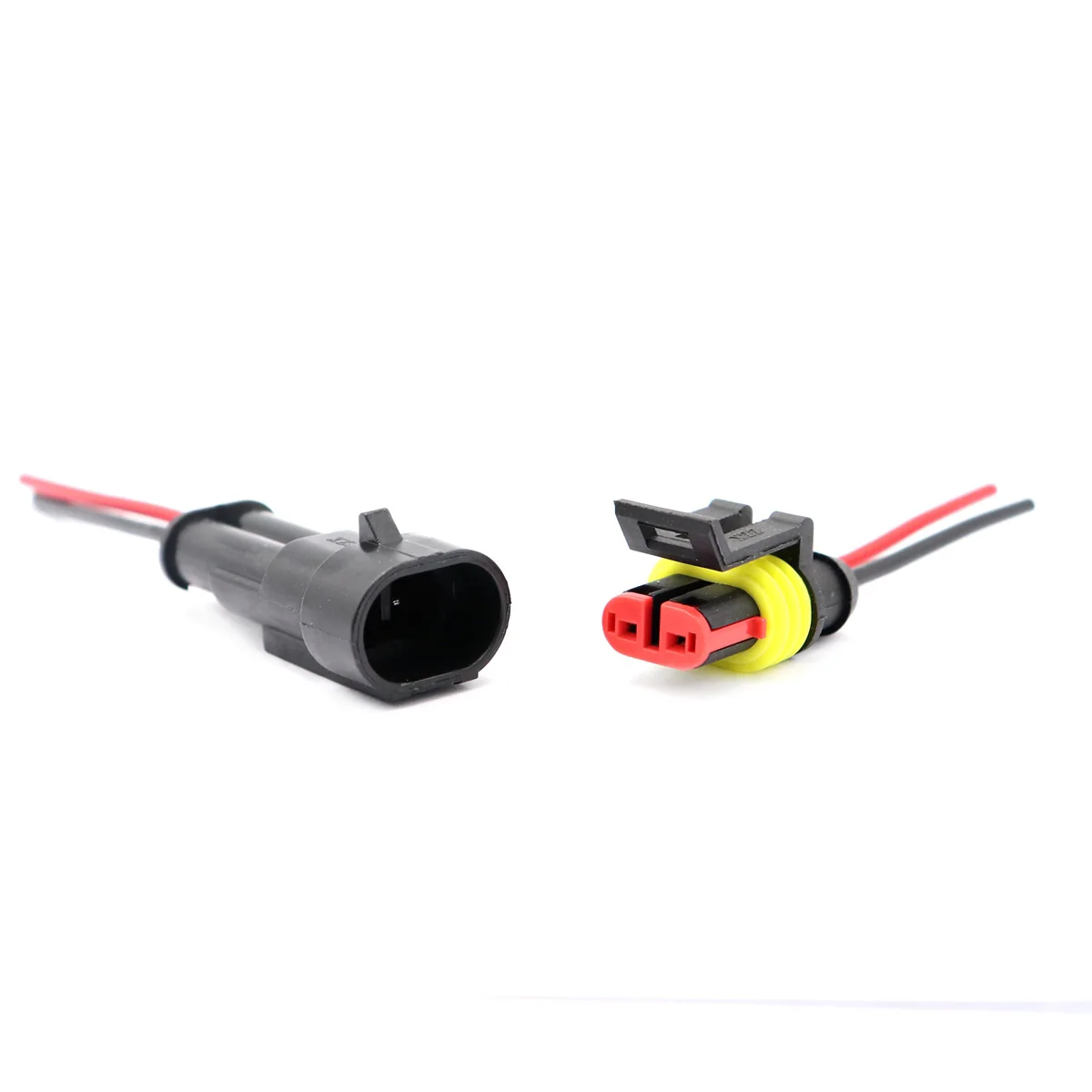 

5 Pairs Waterproof Wire Plugs 2 Connectors Automotive Wiring Pin Cars Motorcycles Cable Connector Sealed Joint Dustproof
