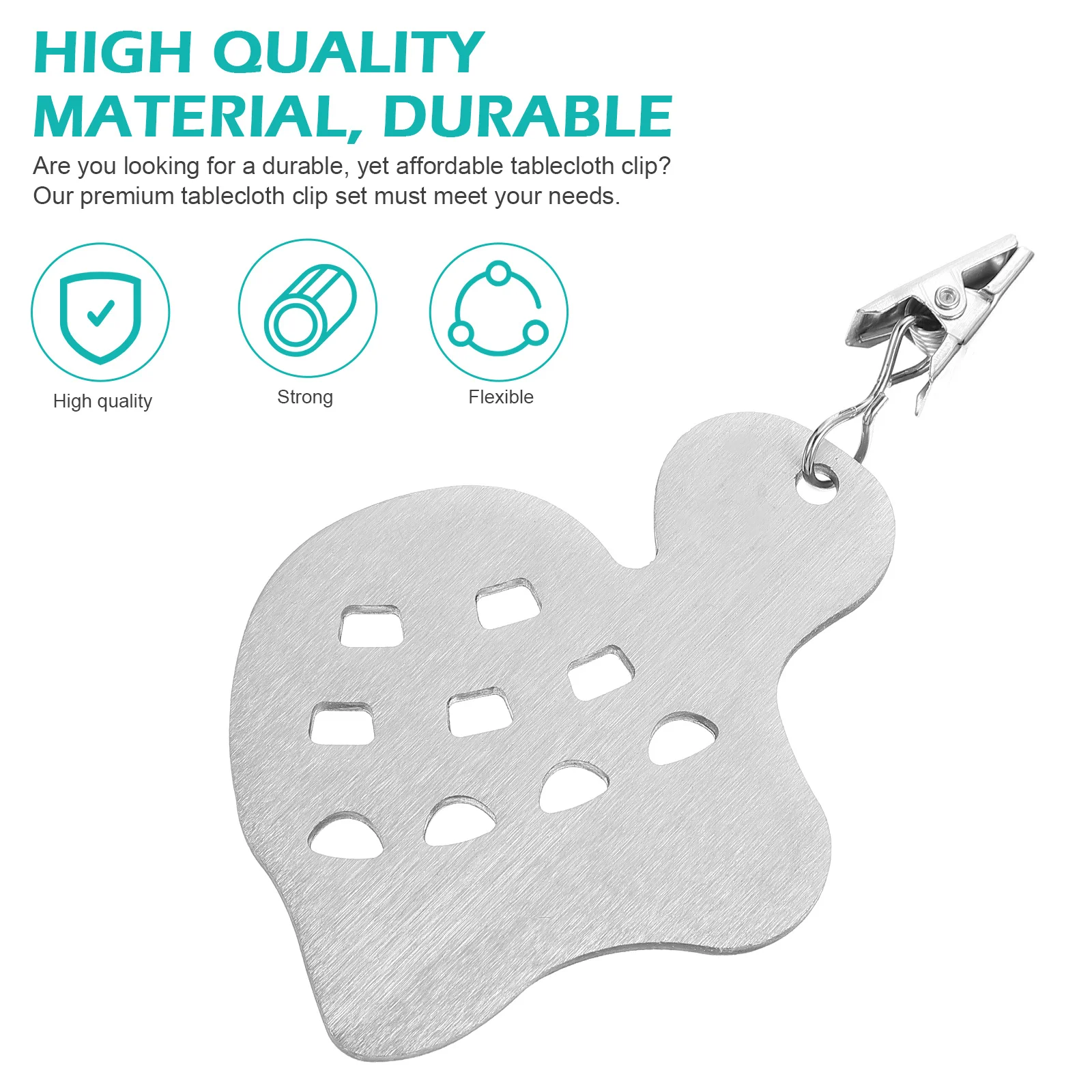 

4 шт., высококачественные зажимы для скатерти, прочная ручка, держатели для скатерти для внутреннего и наружного использования, ветрозащитный зажим