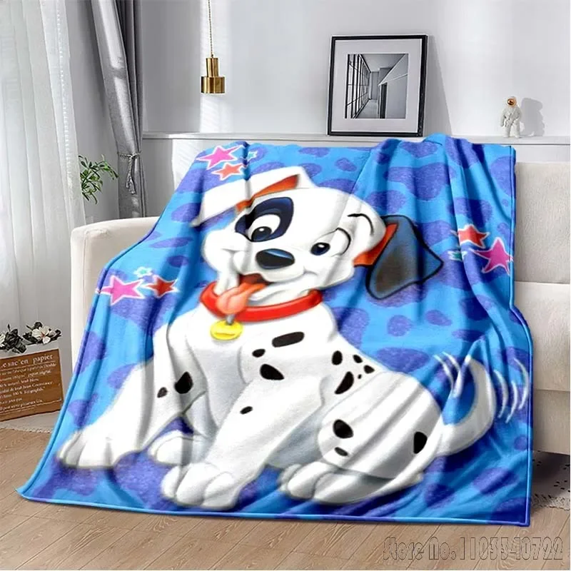 Disney 101 Dalmatians Decorative Blanket Comfortable Soft Portable Travel Picnic Blanket Gift for Family or Friends