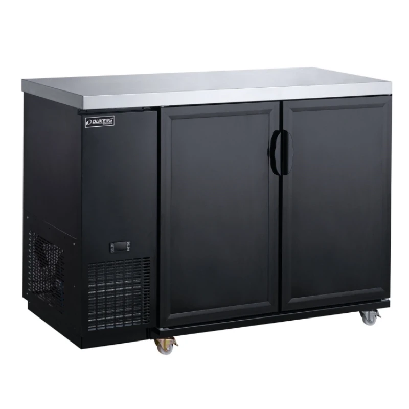 

# Двухдверный вертикальный коммерческий холодильник для напитков, мини-бар для газированных напитков, настольный холодильник для бара