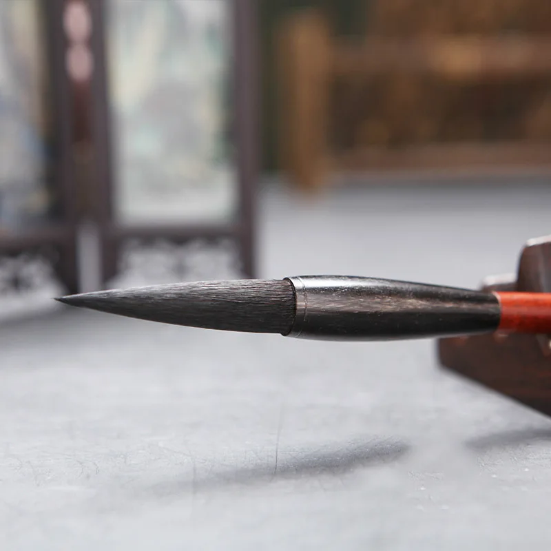 Batidor de ratón, cepillo de pelo múltiple, guión Regular grande, Escritura para correr, cepillo de pelo largo, caligrafía de pluma de pincel de