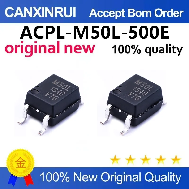 (5pcs-100pcs)Brand new original ACPL-M50L-500E silk screen M50L patch SOP-5 logic output optocoupler
