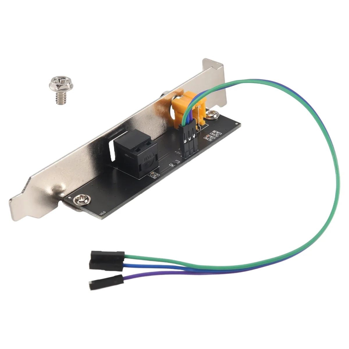 24Bit 192Khz ลูกสาวการ์ด SPDIF Optical และ Out Plate สายยึดเอาต์พุตเสียงดิจิตอลสําหรับ