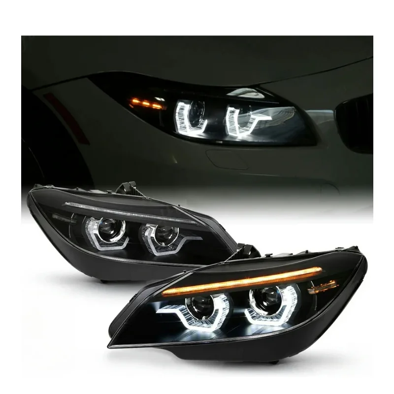 

Z4 E89 Обновление фар для BMW 2009-2016 Z4 Светодиодные фары DRL Hid Передние фары Angel Eye Bi Xenon Beam Streamer Поворотник