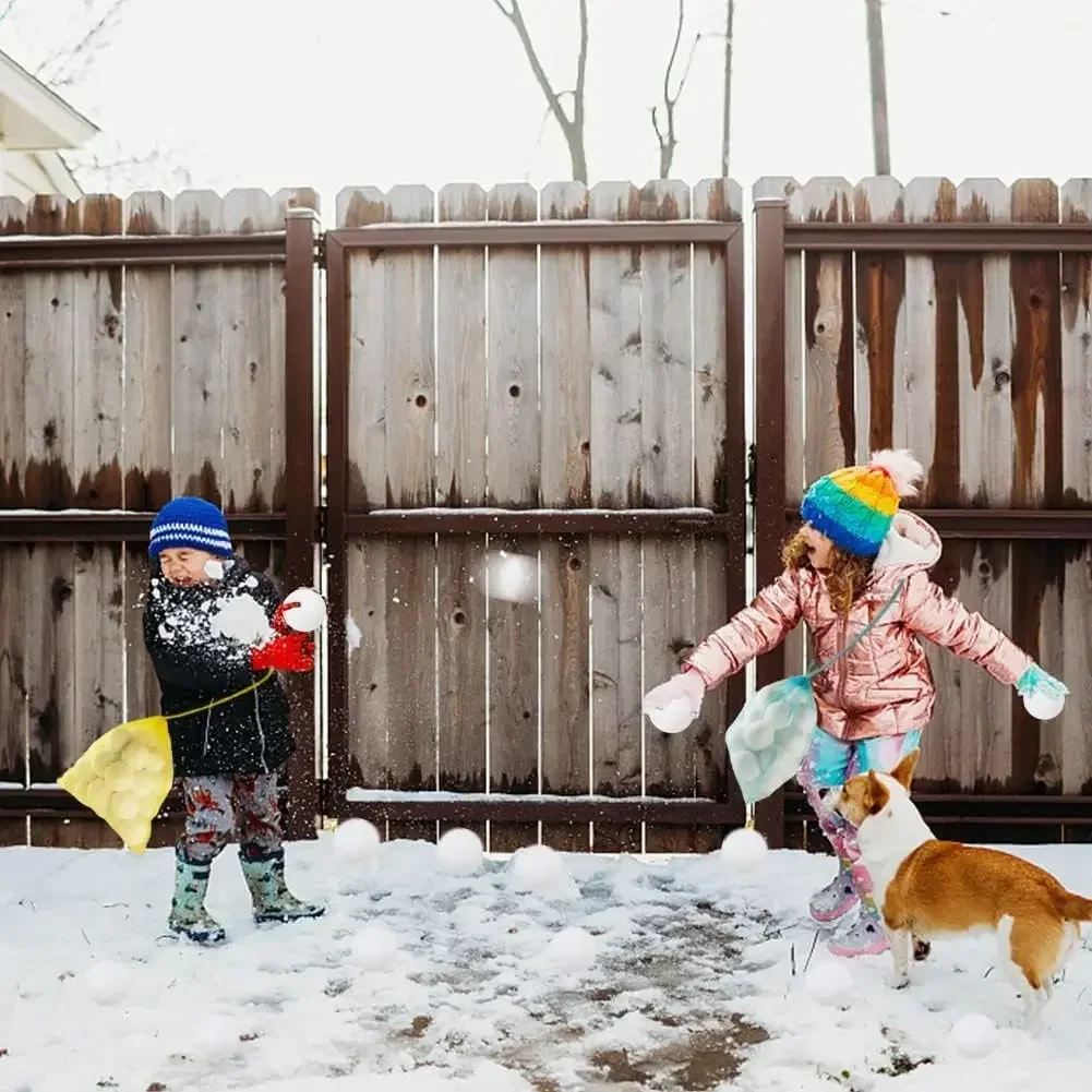 Schneeball weißes Fell Pompon Spielzeug bälle Kinder Kinder spielen Spielzeug Indoor Outdoor Winter Weihnachten Weihnachten Treen DIY Dekoration