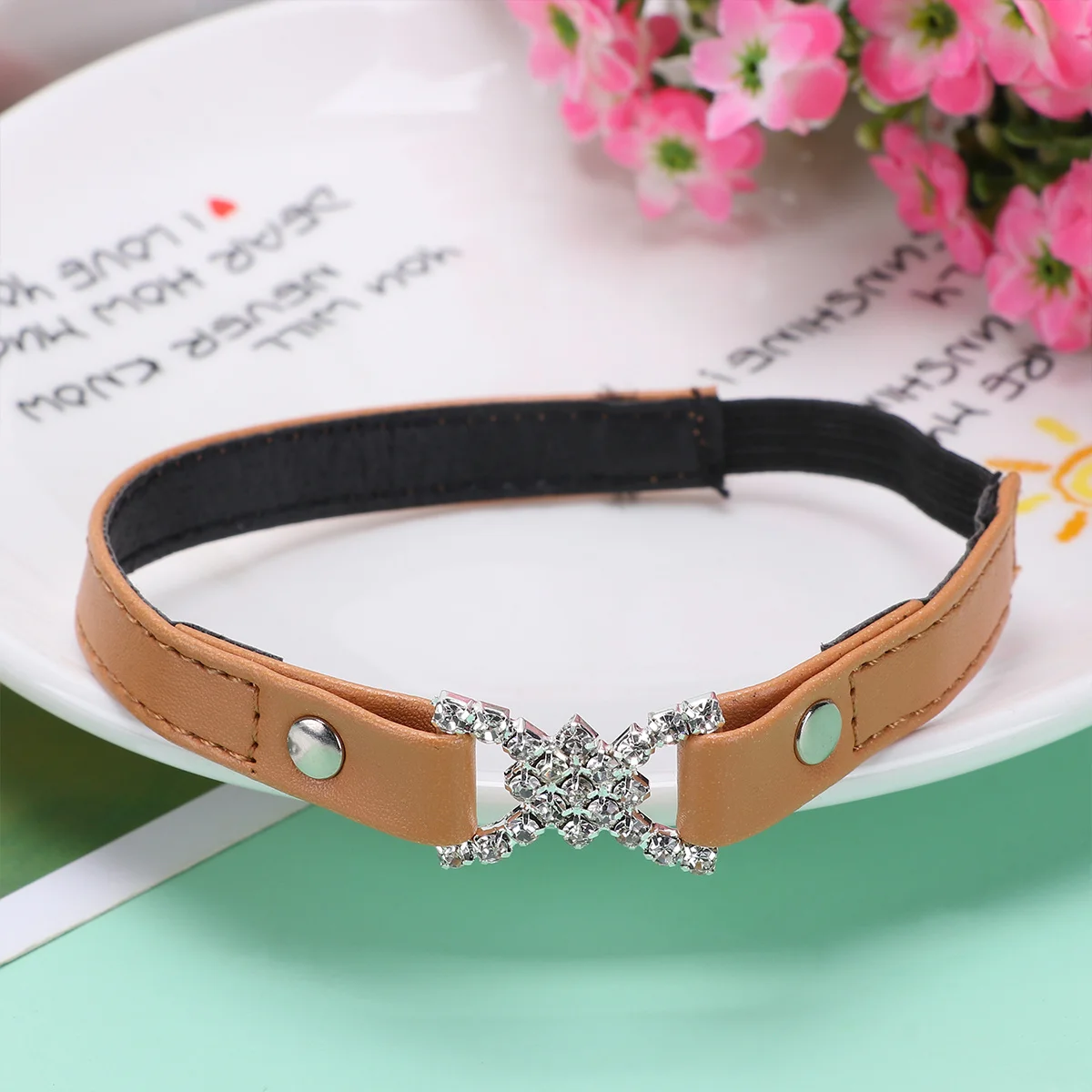 

1Pair Fixing Shoe Straps for High Heel Elastic Anti Falling Shoelace Rhinestone Inlaid Skin Color High Heel Shoe Accessories