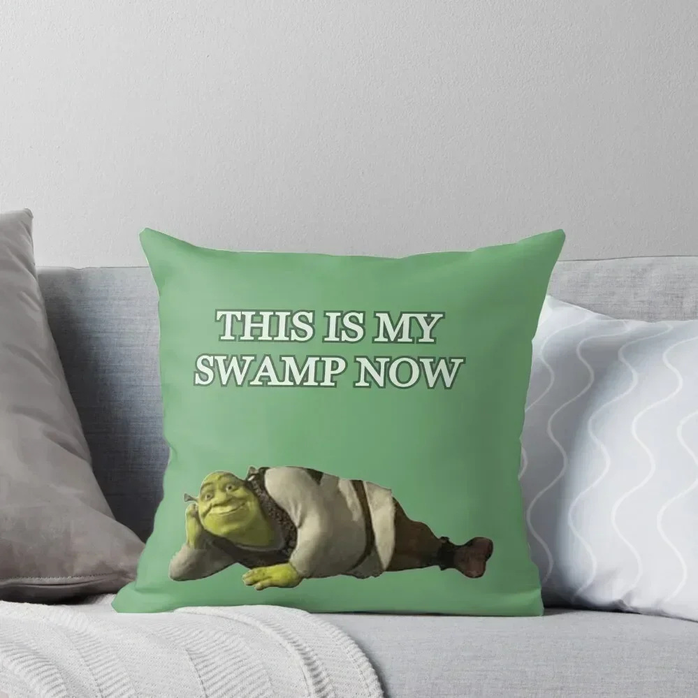 This is my swamp now design Throw Pillow Sofas Covers Cusions Cover Christmas Cushion For Home Decorative Cushion pillow