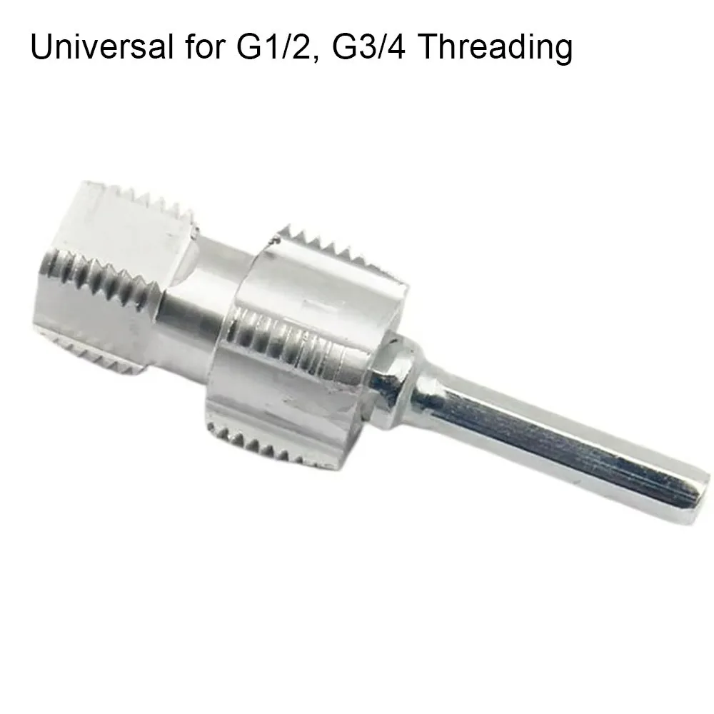 

1Pcs Inner Threading PVC Pipe Threader Detachable Aluminium Threading Tool 6.35mm Shank G1/2 G3/4 Thread Maker Tool