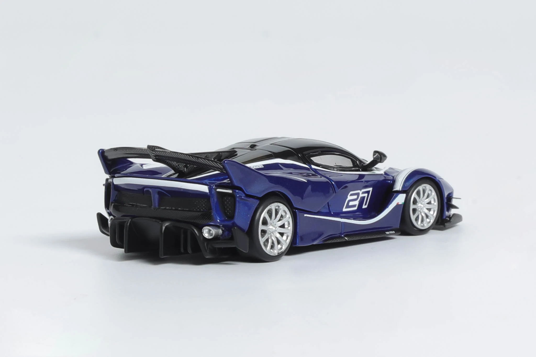 LittleToy-Azul e Preto Diecast Model Car, 1:64 FXX-K EVO, Pré-encomenda