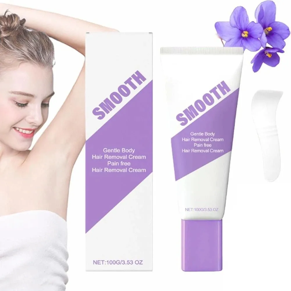 Gentle Cloud Sense Hair Removal Spray Hands-Free Applicator with Glycerin Hair Removal Cream Soothing Body Hair Removal Kit