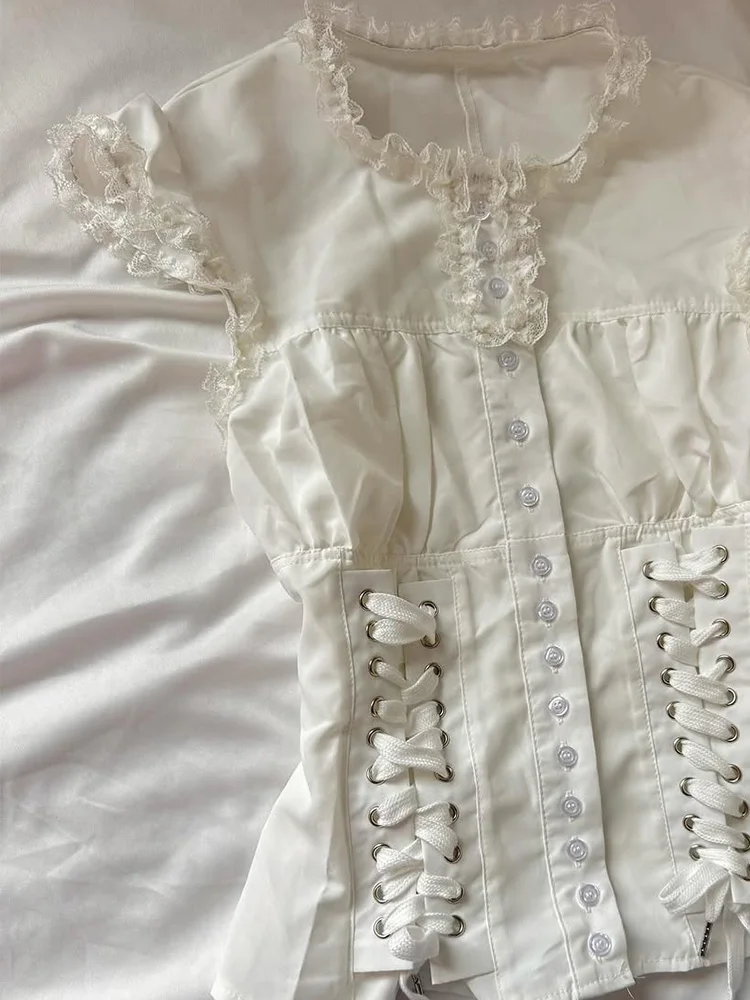 

Оригинальный летний красивый белый кружевной топ в стиле ретро, модный новый женский облегающий топ без рукавов для поездок на работу