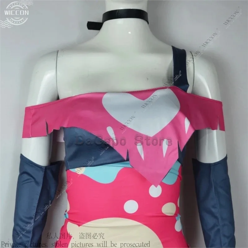 ليلي 123Beelzebub Helluva أنيمي تأثيري حلي البدلة للمرأة بوس دور اللعب هالوين حفلة كرنفال قفازات الجوارب جديد الملكة Be