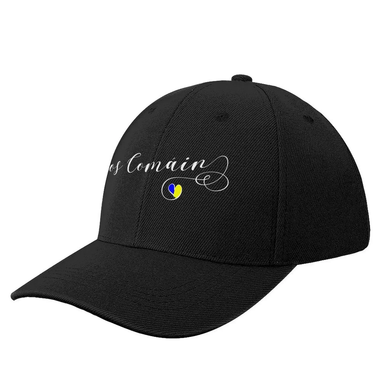 Ros Comáin County Colours Flag Heart, Roscommon, Ireland, Irish Baseball Cap Golf Hat Man fishing hat Women's Beach Visor Men's