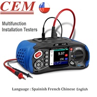 CEM DT-6650 Multifunction Installation Tester With Insulation Resistance, Earth Resistance, Loop Impedance, Voltage,RCD, PFG PSC