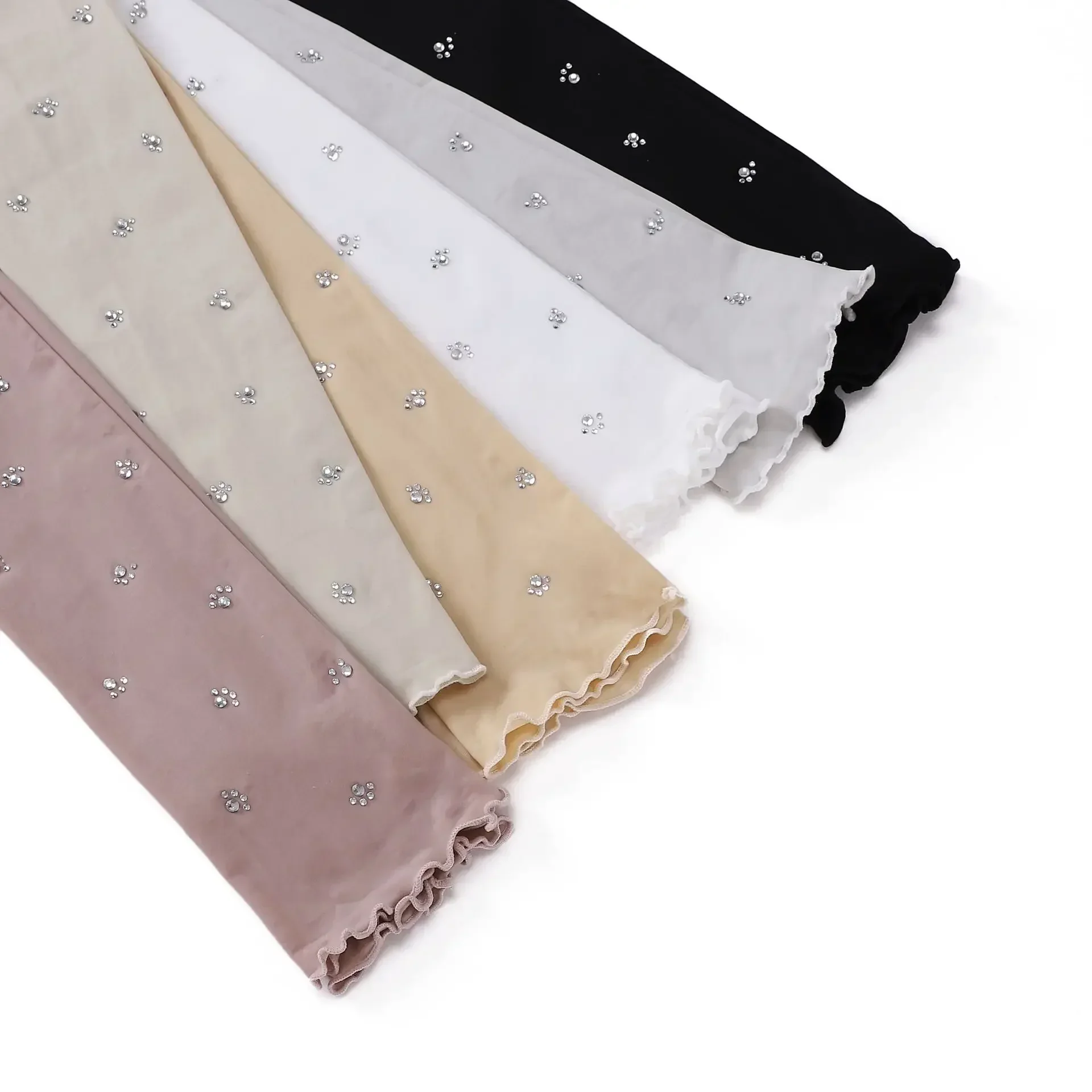 

Новинка, 1 пара рукавов, летние рукава для женщин, кружевные рукава с бриллиантами и солнцезащитным кремом, защитный чехол, длинные нарукавники с защитой от ультрафиолета