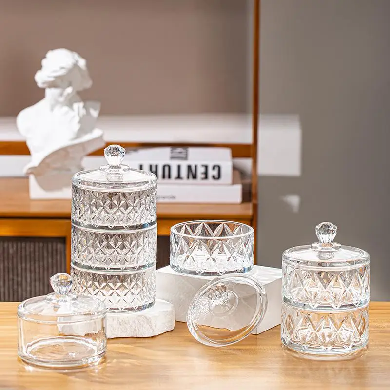 قطعة واحدة من أكواب حلوى الآيس كريم الزجاجية الأنيقة مع أغطية - مثالية للبودنغ والزبادي والجيلاتو لأدوات المائدة الخارجية