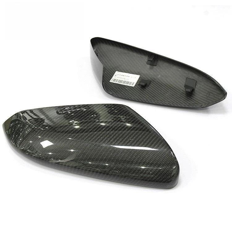 

For X Chip Replacement Fiber Rearview Mirror Housing Reverse Mirror Cover Auto Performance